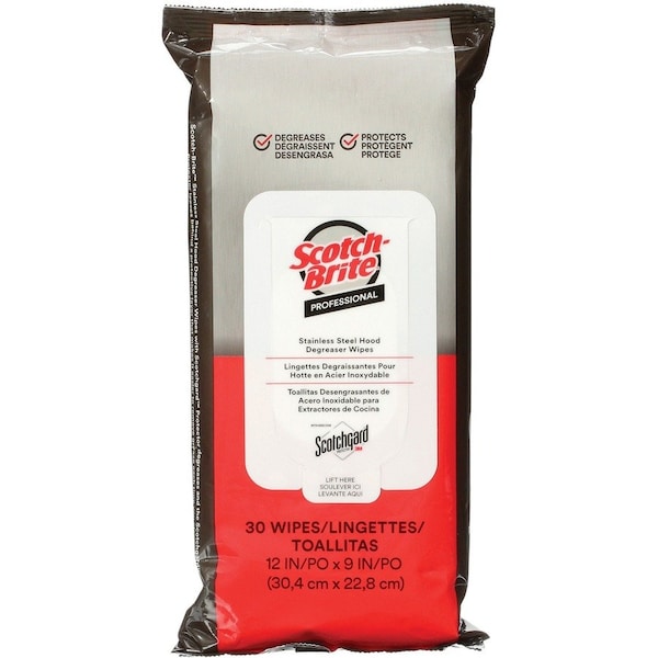 Scotch-Brite Wet Cleaning Wipes, Soft Pack, White SS-WIPES - main