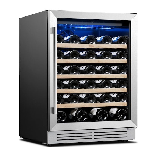Yeego 24 in. Single Zone 52-Bottles Wine Cooler YG-WS24R-23 - main