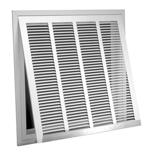 Steadfast 326W20X20 20 x 20 in. White Steel Lanced Return Air Filter Grille ST2671291 - main