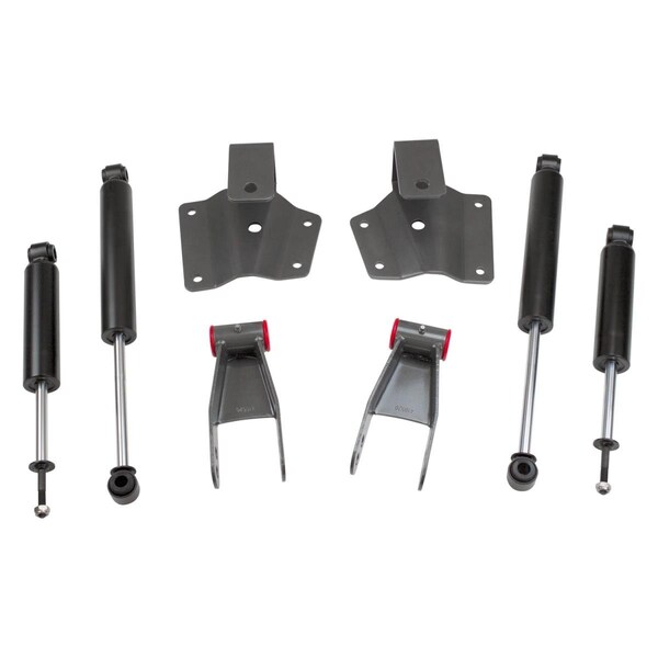 Whole-In-One Front & Rear Maxtrac Shocks Hangers & Shackles WH3637715 - main