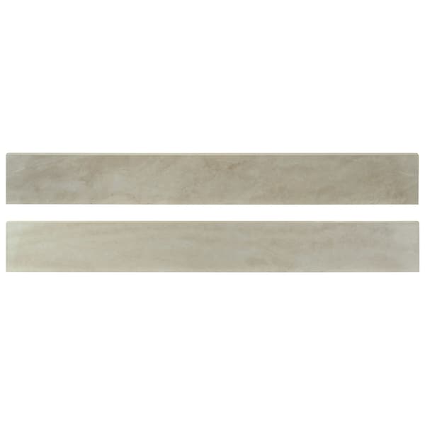 Ackland Chiara Sand 3 in. x 24 in. Polished Porcelain Bullnose Tile Trim, 30PK AKNPTCHISAND3X24P-BN - main