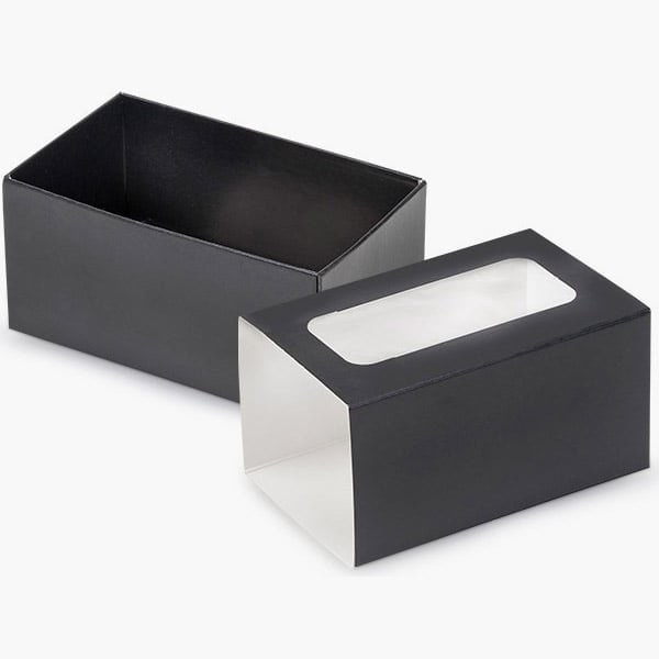 Nashville Wraps Black Macaron Cookie Box Set, 3.75x2.5x2, 10PK MCMBKM - main