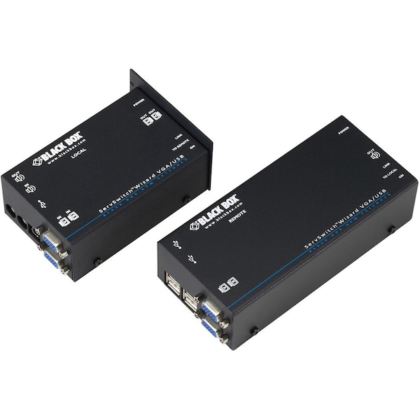 Black Box Servswitch Wizard Usb Kvm Extender w/ Dual-Head Vga And Audio, Extender ACU5250A-R2 - main