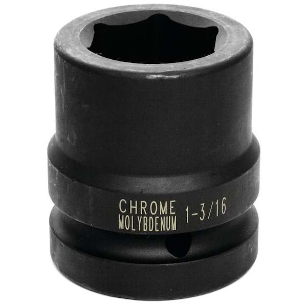 Performance Tool 1 in. Dr. 6pt Impact Socket, Chrome Moly, Laser Etched, Black Oxide M745-22 - main