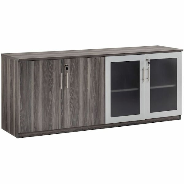 Mayline Low Wall Cabinet, Medina, Gray Steel MVLCLGS - main
