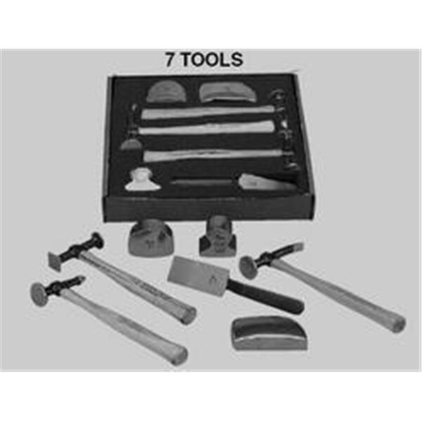 Martin 7 Piece Body and Fender Repair Set with Fiberglass Handles, 7PK MRT647KFG - main