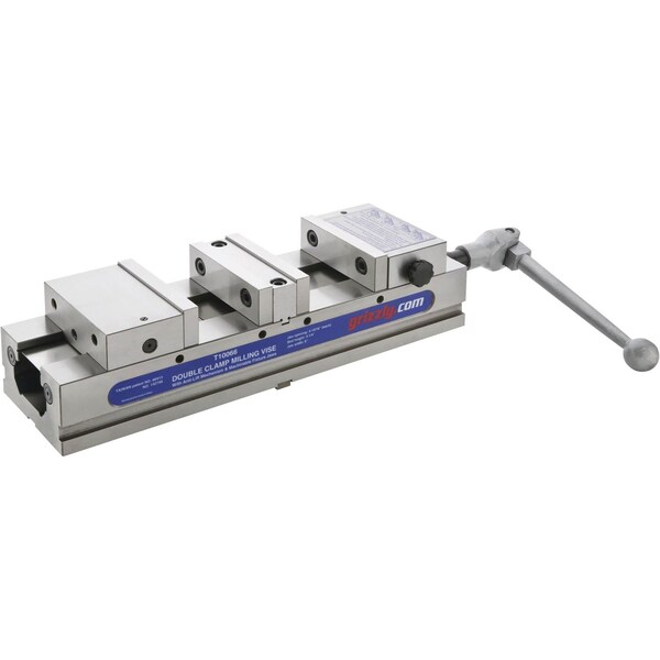 Grizzly 6" High Precision Double Clamp Milling Vise T10066 - main