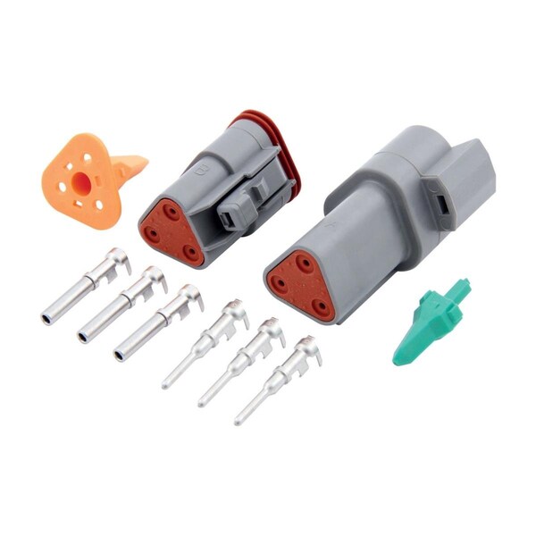 Quickcar Racing Products 71-332 3 Pin Deutsch Connector Kit QRP71-332 - main