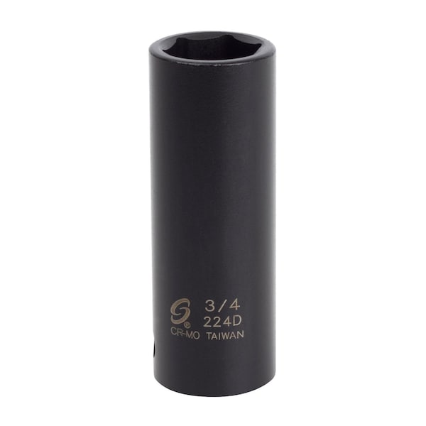 Sunex 1/2 in Drive 3/4 in Deep Impact Socket 224D - main