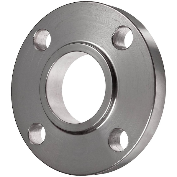 Msi Products 4 in 150 lb Raised Face Stainless Steel Slip-On Flange, Class 3000, FNPT, 8 Holes A3460864 - main