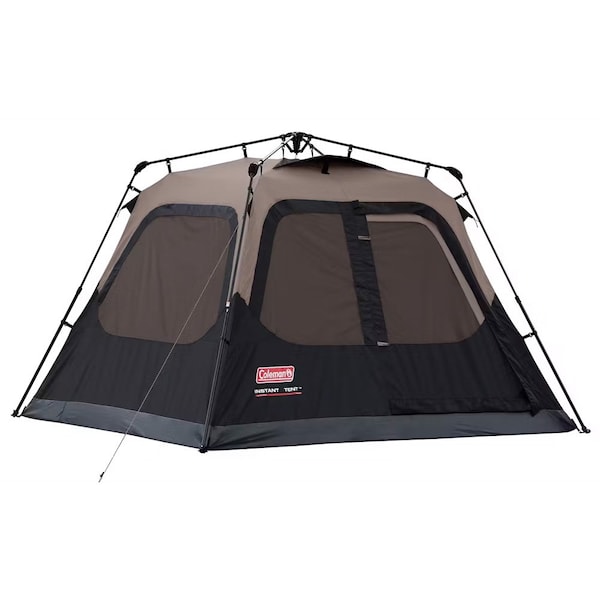Coleman 4-Person Cabin Camping Tent w/Instant Setup - Black 2206916 - main
