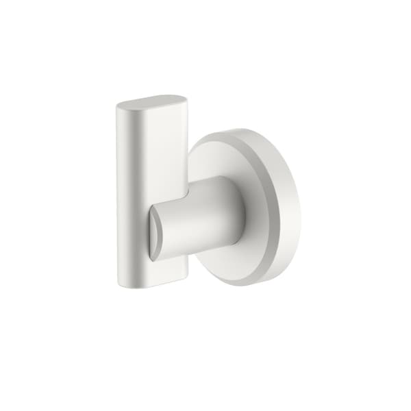 Gatco Locke Robe Hook, Matte White 5485 - main
