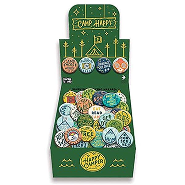 Gibbs Smith Camp Happy Buttons - 120 Count 434896 - main