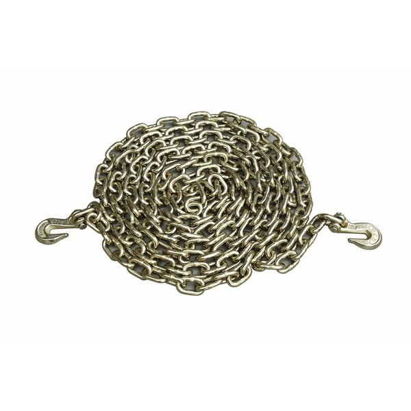 Doleco Load Binder Chain, 3/8" x 25' with Clevis Hooks, 6,600 lbs WLL 23503825 - main