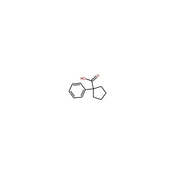 Ak Scientific 1-Phenyl-1-cyclopentanecarboxylic acid (5g), CAS 77-55-4 I126-5g - main