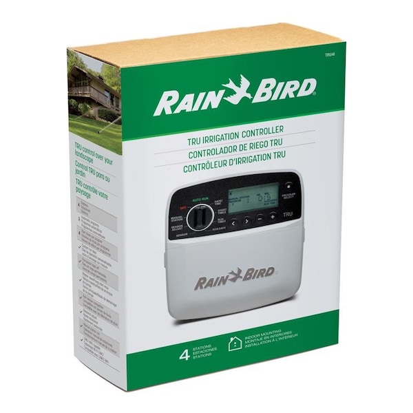 Rain Bird Programmable 4 Zone Indoor Sprinkler Timer TRU4I - main