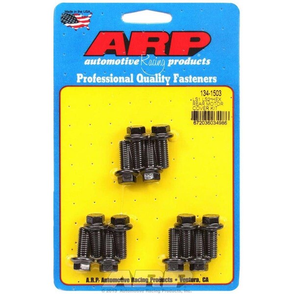 Arp 134-1503 6 Point Rear Motor Cover Bolt Kit for 2005-2009 Chevrolet Gen III-IV LS1-LS2 ARP134-1503 - main