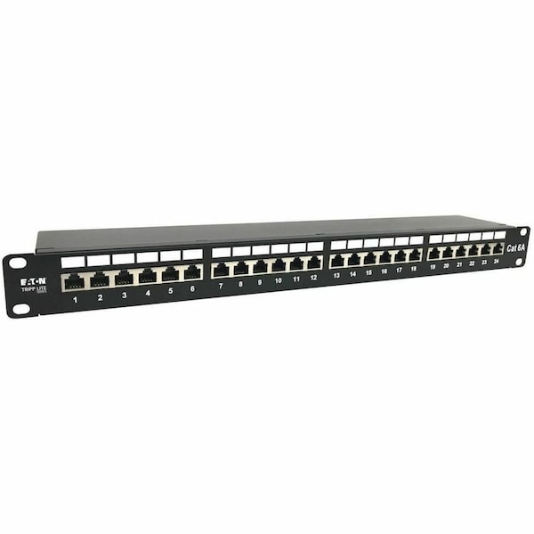 Tripp Lite CAT6A PATCH PANEL SHIELDED 24PORT 10GBPS N252-024-6A-SH - main