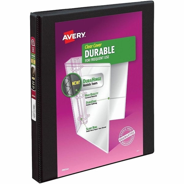 Avery BINDER, VIEW, DURABLE, 0.5in, BK 17001 - main