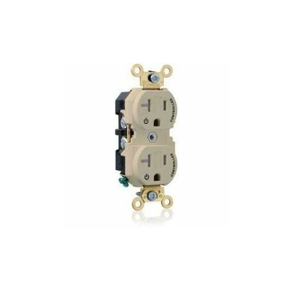 Leviton Extra Heavy Duty Controlled Duplex Receptacle 20 Amp, 125 Volt 5362-2PI - main
