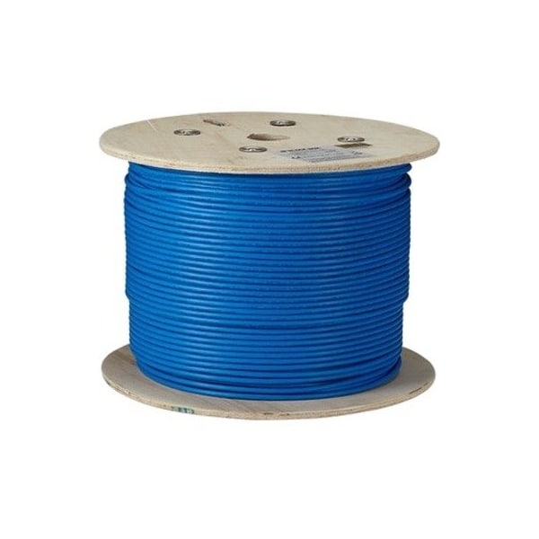 Black Box CAT6A 650-MHZ STRANDED ETHERNET BULK CABLE - UNSHIELDED UTP, CM PVC, POE, BLUE C6ABC50-STR-BL-1000 - main