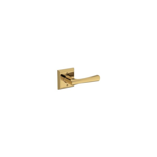 Baldwin Residential Door Levers Half Dummy Right Hand Lifetime Brass HDWYNCHR003 - main
