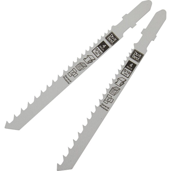 Do It Best T-Shank 4'' 5/10 TPI General Purpose Jigsaw Blade, 2PK QJDIB-JST-017 - main