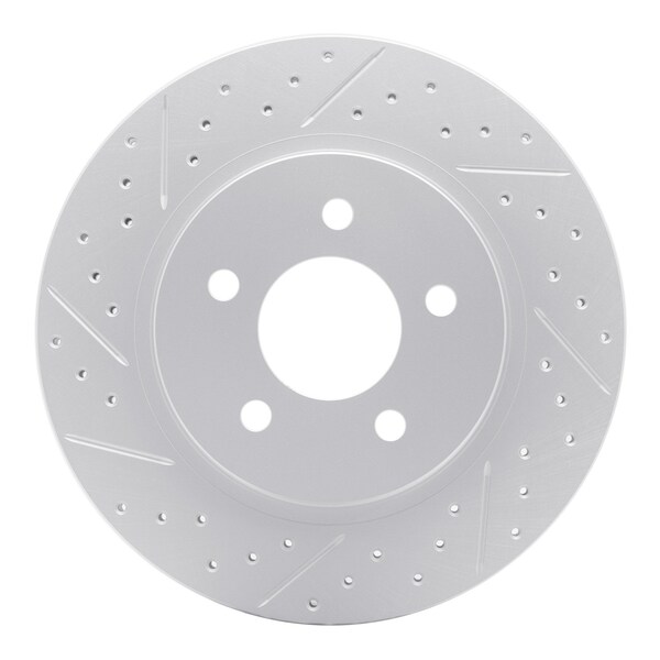 Dynamic Friction Co DFC Geoperformance Rotor - Drilled and Slotted 830-54058L - main