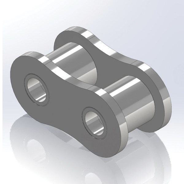Senqcia Inspire Series SBR 160RL Single Strand Riv Link, 160 chain, 2 P, 2.7 OAW, .562 Pin S-160RL - main