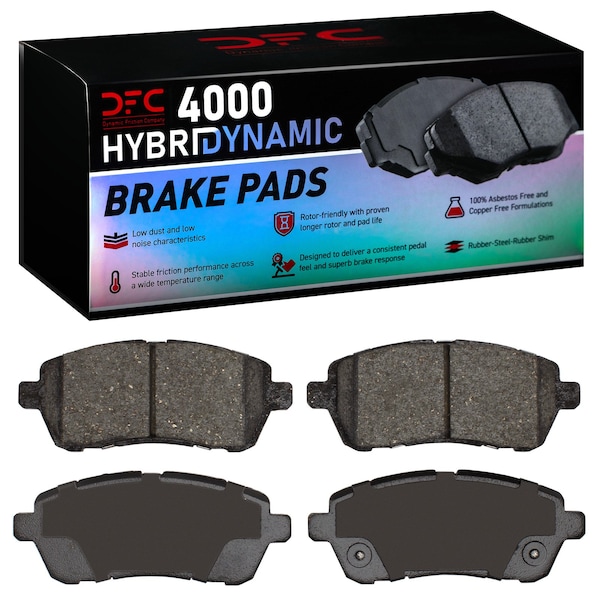 Dynamic Friction Co DFC 4000 HybriDynamic Brake Pads 4000-1454-00 - main