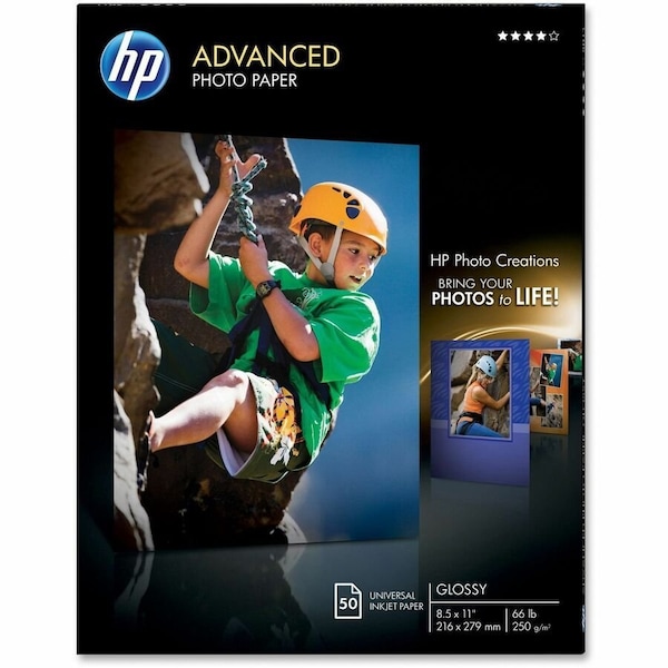 Hp Photo Paper, Gloss, 10.5 mil, PK2 HEWQ7853A - main