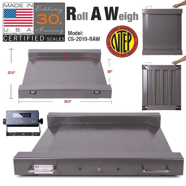 Prime Systems Prime Scale NTEP Certified Industrial Portable Drum scales for Barrel Weighing CS2010-RAW - main