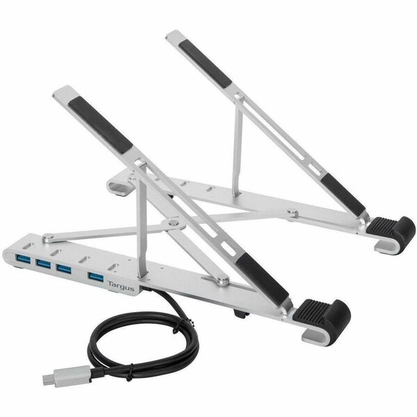 Targus PORTABLE LAPTOP TABLET STAND+HUB SILVER AWU100205GL - main