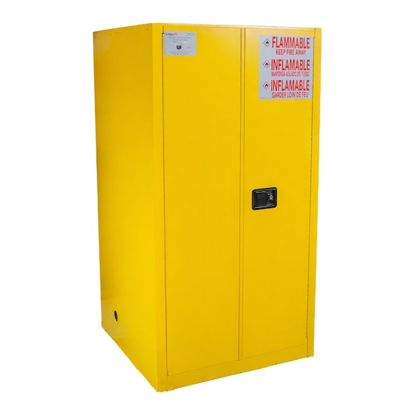 Fireking 60 Gal, Flammable Safety Cabinet, Mechanical-Close, Yellow SC60-MC-Y - main