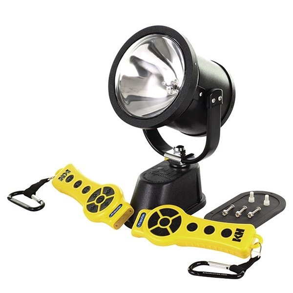 Kh Industries Nightray Lr Wireless Remote Controlled Spotlight, Halogen, W/Two Wireless Controllers NR4SB-1H130-MS - main