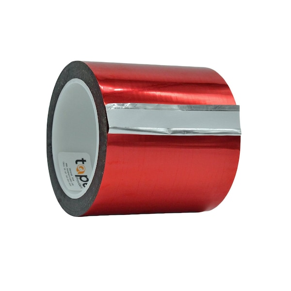 Wod Tape MPFT1 Metalized Polyester Mylar Film Tape Red: 38.4 in. x 72 yds WOD MPFT1-38400-LOG-72-RED - main