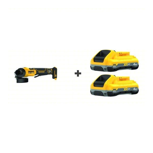 Dewalt Angle Grinder, 5 in Dia, 9,000 RPM DCG410B/DCB2104-2 - main