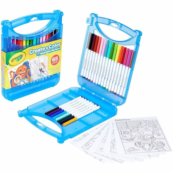 Crayola Create & Color Super Tips Marker Kit 04-0377 - main