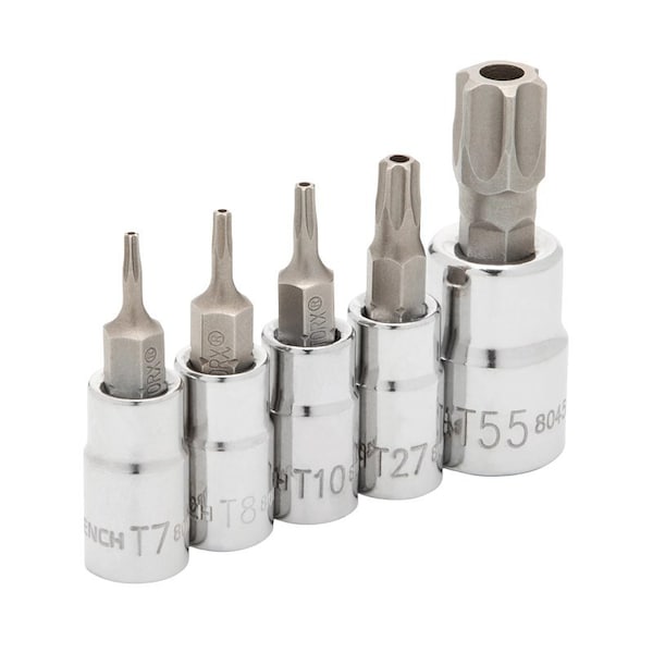 Gearwrench Bit Socket Set, 5-Piece, Specifications: Tamper-Proof 86545 - main