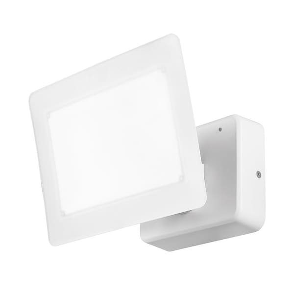 Globe Electric globe Dusk-to-Dawn Security Flood Light, LED Lamp, 6000 Lumens, 4000 K Color Temp, White Fixture 17000194 - main
