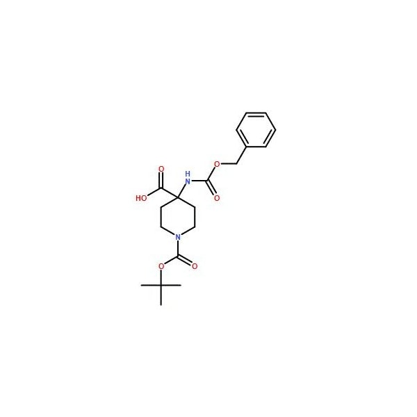 Ak Scientific 1-N-Boc-4-(N-Cbz-amino)piperidine-4-carboxylic acid (1g), CAS 288154-16-5 2862AB-1g - main