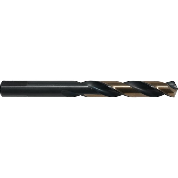 Cle-Line 9/32 HSS 135 Degree Heavy Duty Mechanics Length Drill Cle-Line 1875R Black & Gold RHS/RHC Bulk 400/Box C23844BP - main
