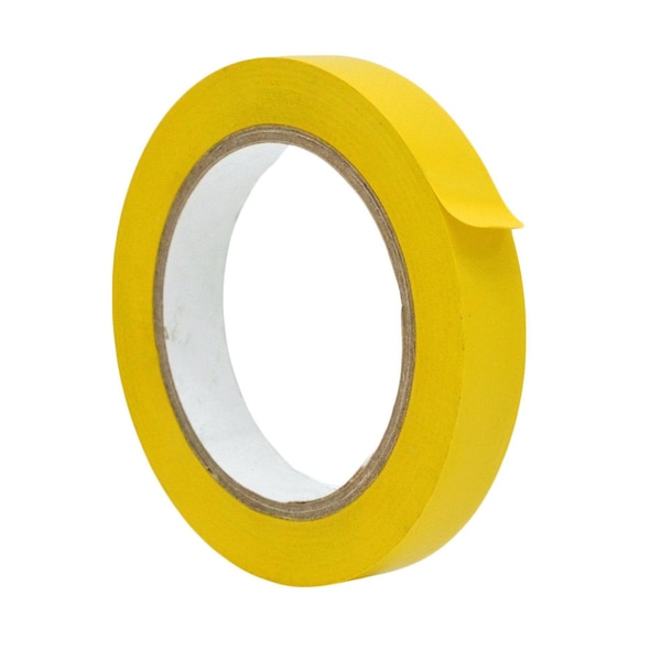 Wod Tape Floor Marking Tape, PVC, Yellow, 3/4 inch (18mm) W., 6 mil Thickness, 64 PK WOD VTC606-00750-64-60-YEL - main