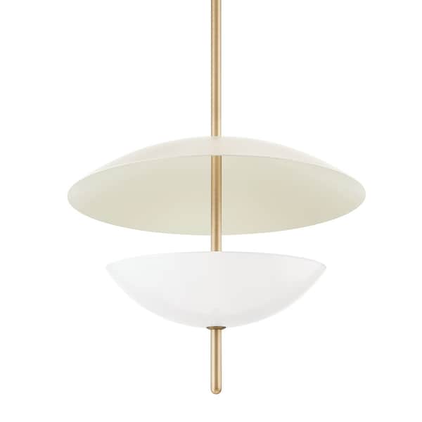 Troy Lighting Colin King X Dion 3 Light Pendant 24 In. Patina Brass F6624-PBR/SSD - main