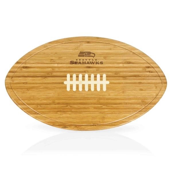 Picnic Time Family Of Brands NFL Seattle Seahawks - Kickoff Football Cutting Board & Serving Tray 908-00-505-283-2 - main