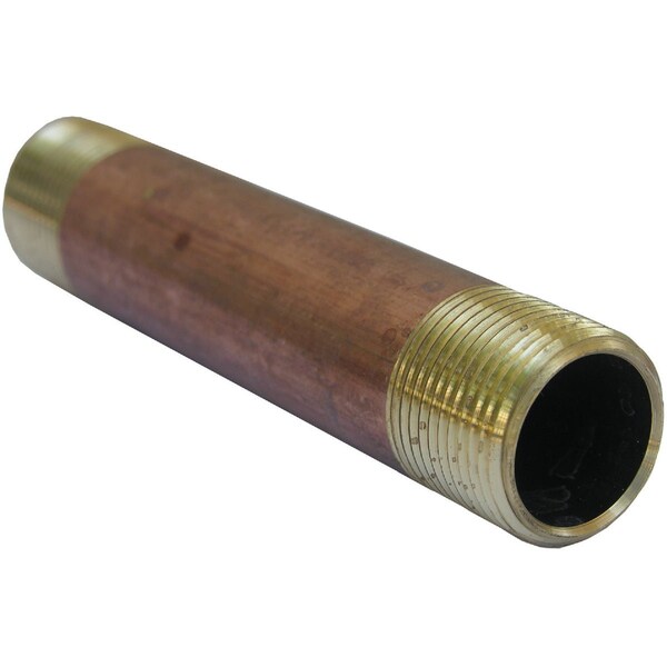 Westlake Pipe & Fittings 3/4''x5'' Red Brass Nipple 17-9497 - main