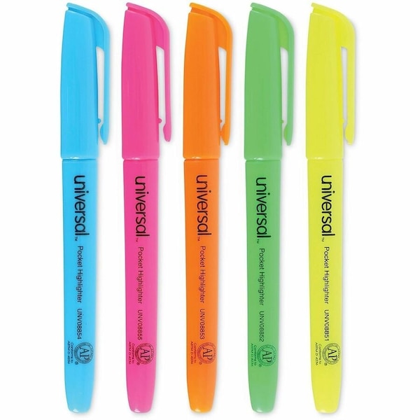 Universal HILIGHTER, POCKET, 12PK, AST, 5PK UNV08857 - main