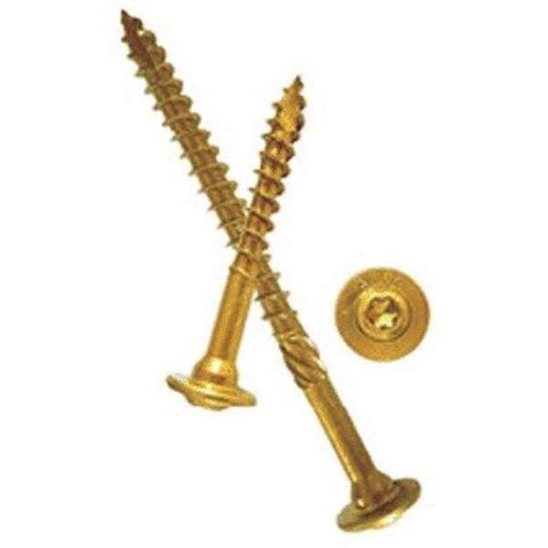 Grk Fasteners Star Self Tapping 0.31 in. Dia. x 5.12 in. Yellow Zinc Construction Screws 5913777 - main