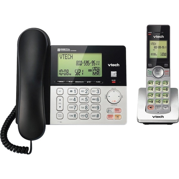 Vtech CS6949 DECT 60 Standard Phone Black, Silver, Gray VTECS6949 - main