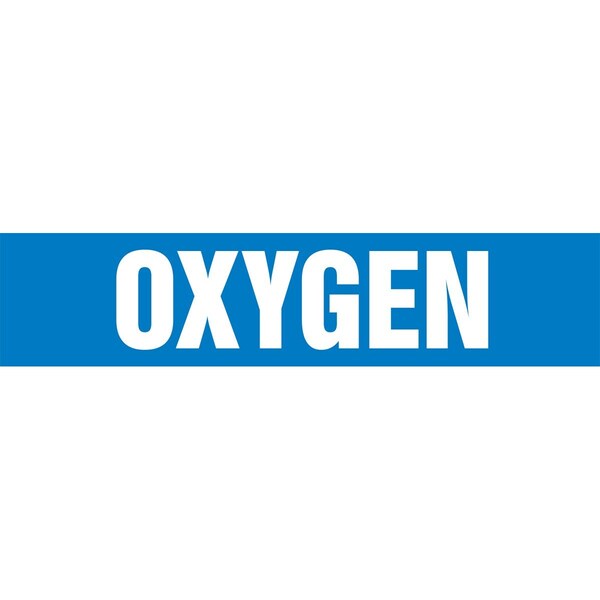 Accuform ASME ANSI PIPE MARKER OXYGEN RPK557STC - main